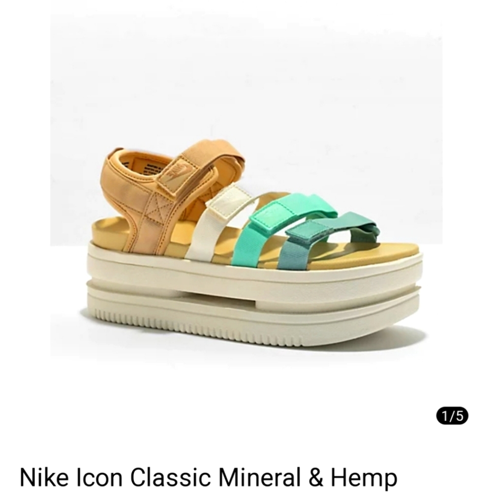 Nike icon platform sandals